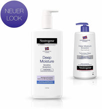 Carica l'immagine nel visualizzatore di Gallery, Neutrogena Deep Moisture lozione per il Corpo, Confezione da (3 X 400 ML)