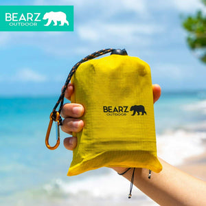 BEARZ Outdoor Coperta da Picnic Impermeabile, Telo PIC Nic Giallo Brillante