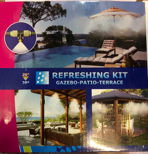 KIT NEBULIZZATORE GAZEBO REFRESCHING KIT OMBRELLONI TERRAZZE DA ESTERNO 212410