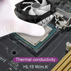 10 x Pasta termica termoconduttiva per CPU GPU da 1 g, Bassa Resistenza Termica