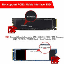 Carica l'immagine nel visualizzatore di Gallery, Adattatore m2 NGFF a USB 3.0, per 2230 2242 2260 2280 SSD Supporta UASP B Key