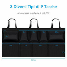 Carica l'immagine nel visualizzatore di Gallery, Organizer per bagagliaio auto, Scomparti per ordine degli oggetti in macchina