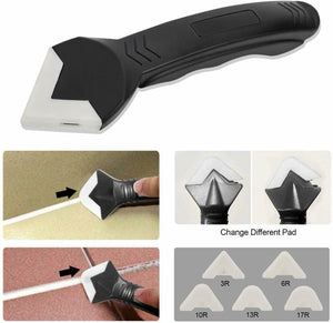 3PCS Raschietto rimozione silicone, Kit di attrezzi per calafataggio Attrezzo