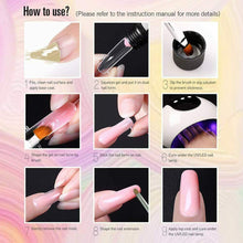 Carica l'immagine nel visualizzatore di Gallery, Unghie Extension Gel Set,Gel per Ricostruzione Kit,Poly Nail 01/04/06