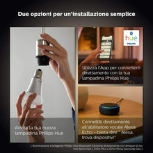 Carica l'immagine nel visualizzatore di Gallery, Philips Lighting Hue Kit con 1 Lampadina White Connessa, con Bluetooth, Luce Bia