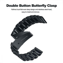 Carica l'immagine nel visualizzatore di Gallery, Leafboat Cinturino Huawei Watch GT Graphite, di Metallo Nero