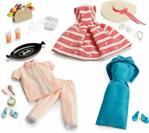 Barbie Casa dei Sogni Vintage, Riproduzione del 1962 con Bambola, 3 Abiti...