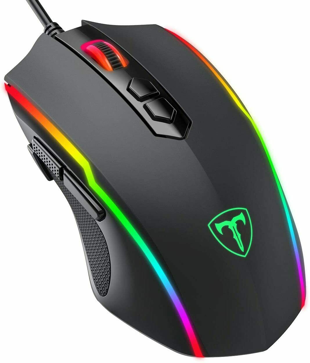 Mouse Da Gioco Cablato S700 Con 10 Pulsanti Programmabili, 12800 DPI, Retroilluminazione RGB, Plug And Play Per PC E Ufficio - 5