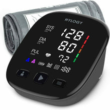 Carica l'immagine nel visualizzatore di Gallery, Misuratore elettronico per pressione sanguigna, Display LCD ampio, Memoria, Nero