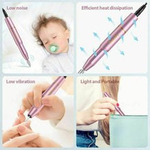 Carica l&#39;immagine nel visualizzatore di Gallery, Aggiornato Fresa per Unghie,Tesoky 11 in 1 Portatile Unghie Rosa