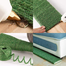 Carica l&#39;immagine nel visualizzatore di Gallery, JSPYFITS 6mm Corda in Sisal per Tiragraffi, 30m Naturale 30M, verde