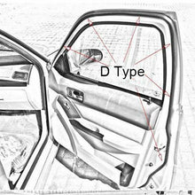 Carica l'immagine nel visualizzatore di Gallery, Guarnizione per la porta dell'Auto da 4mt, Adesivo Strisce, Guarnizione per Auto
