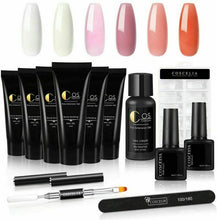 Carica l&#39;immagine nel visualizzatore di Gallery, Saint-Acior Kit Poly nail Gel 6pz Acrilico Unghie gel per Rapida...
