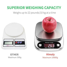 Carica l&#39;immagine nel visualizzatore di Gallery, Bilancia da Cucina, 10Kg/1g Elettronica Digitale Alta Precisione Misurazione...