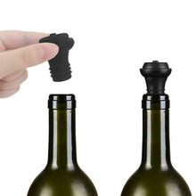 Carica l&#39;immagine nel visualizzatore di Gallery, Senhai Pompa per Vino con 15 Tappi Bottiglie di Vino, Salvaschermo...