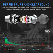 Carica l'immagine nel visualizzatore di Gallery, Auricolari in ear con microfono integrato, Attacco da 3.5 mm Suono potente Bassi