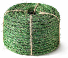 Carica l&#39;immagine nel visualizzatore di Gallery, JSPYFITS 6mm Corda in Sisal per Tiragraffi, 30m Naturale 30M, verde