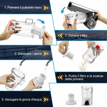 Carica l'immagine nel visualizzatore di Gallery, BuTure Aspirabriciole 4 in 1 Aspirapolvere Auto Portatile con Filo Nero