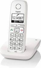 Carica l'immagine nel visualizzatore di Gallery, Telefono Cordless con Tasti Grandi Gigaset E260 Tastiera Illuminata, Bianco