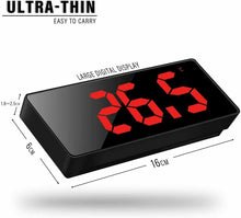Carica l'immagine nel visualizzatore di Gallery, Sveglia digitale con ampio display LED, Funzione snooze, Alimentato a Batteria