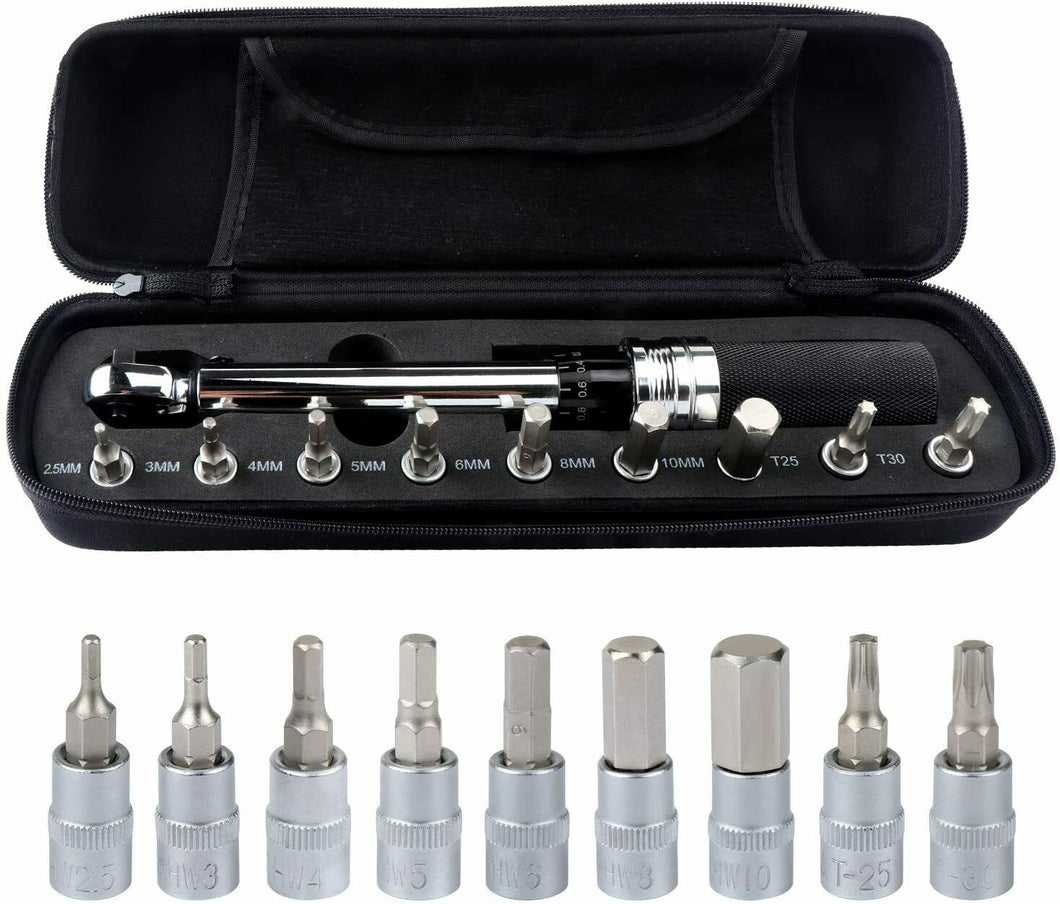 Set Chiave Dinamometrica Crichetto 1/4