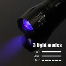 Carica l'immagine nel visualizzatore di Gallery, Didisky Torcia UV LED Lampada 395 NM Ultravioletti Blacklight mano lampada...