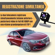 Carica l'immagine nel visualizzatore di Gallery, TELECAMERA AUTO FULL HD 1080P 4.0 DVR CAR DASH CAM CON VIDEO CAMERA RETROMARCIA