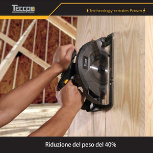Sega Circolare, TECCPO 1200W Circolare Elettrica, 5800 RPM, con 24 lame...