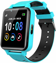 Carica l'immagine nel visualizzatore di Gallery, Smartwatch per Bambini Ragazze e Ragazzi con Giochi Lettore Musicale Blu