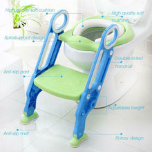 Carica l'immagine nel visualizzatore di Gallery, Aerobath Riduttore WC per Bambini Ergonomico Con Schienale Alto, Baby...