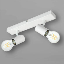 Carica l'immagine nel visualizzatore di Gallery, Kimjo Lampada da soffitto Orientabili, Bianco Faretti 2 Opaco