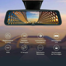 Carica l&#39;immagine nel visualizzatore di Gallery, Dash Cam Specchietto ThiEYE Carview2 10&quot; Touchscreen Telecamera per Auto...