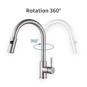 HOMELODY Miscelatore Cucina con Doccetta Estraibile Girevole a 360° 2...