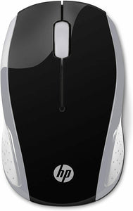 HP PC 200 Mouse Wireless, Argento- Compatibile con Windows XP/Vista/7/8/10