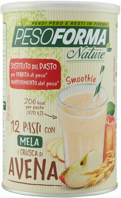 Pesoforma Nature Smoothie Pasto Sostitutivo Dimagrante Shake Mela e Crusca...