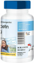 Carica l'immagine nel visualizzatore di Gallery, Quercetina 500 mg - Vegan - Alto dosaggio - 150 Capsule