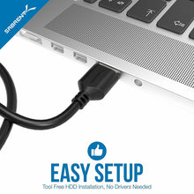 Carica l'immagine nel visualizzatore di Gallery, Adattatore da USB 3.0 a SSD/SATA HD 2,5 pollici, ottimizzato per SSD, UASP SATA