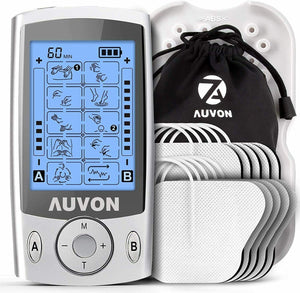 AUVON Elettrostimolatore Muscolare, TENS EMS a A-10pcs