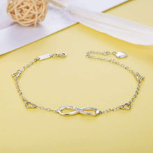 Carica l&#39;immagine nel visualizzatore di Gallery, Billie Bijoux 925 Argento sterling Braccialetto alla caviglia con A-silver