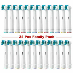 24 x Testine di ricambio compatibili per spazzolino elettrico Oral B, Famiglia