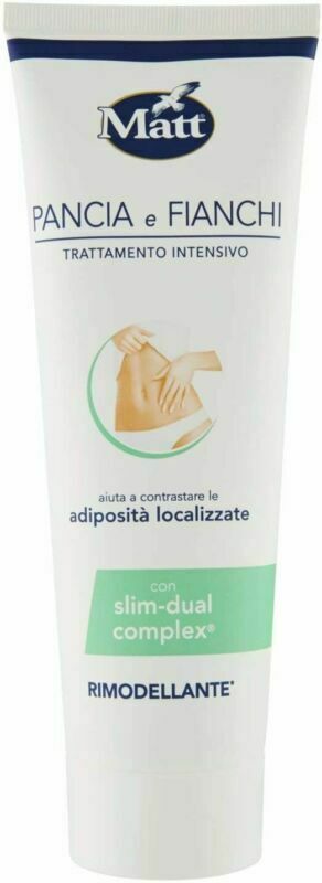 Matt - Crema Intensiva Pancia e Fianchi - Snellente e Rimodellante per...