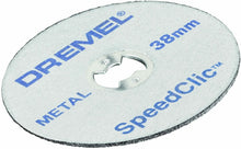 Carica l'immagine nel visualizzatore di Gallery, 12 x Dischi da 38 mm da taglio per metallo, Mini drill Per Alluminio Lamiera Oro