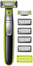 Carica l&#39;immagine nel visualizzatore di Gallery, Rasoio elettrico Philips OneBlade QP2630/30, Rade regola barba e Body, Wet&amp;Dry
