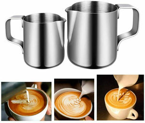 Bricco Da Latte in Acciaio INOX, e caffè 150 150+350ml