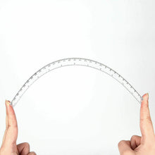 Carica l'immagine nel visualizzatore di Gallery, AIEX 10 pezzi Righello di plastica con Pollici e sistema metrico dritto, 30 cm
