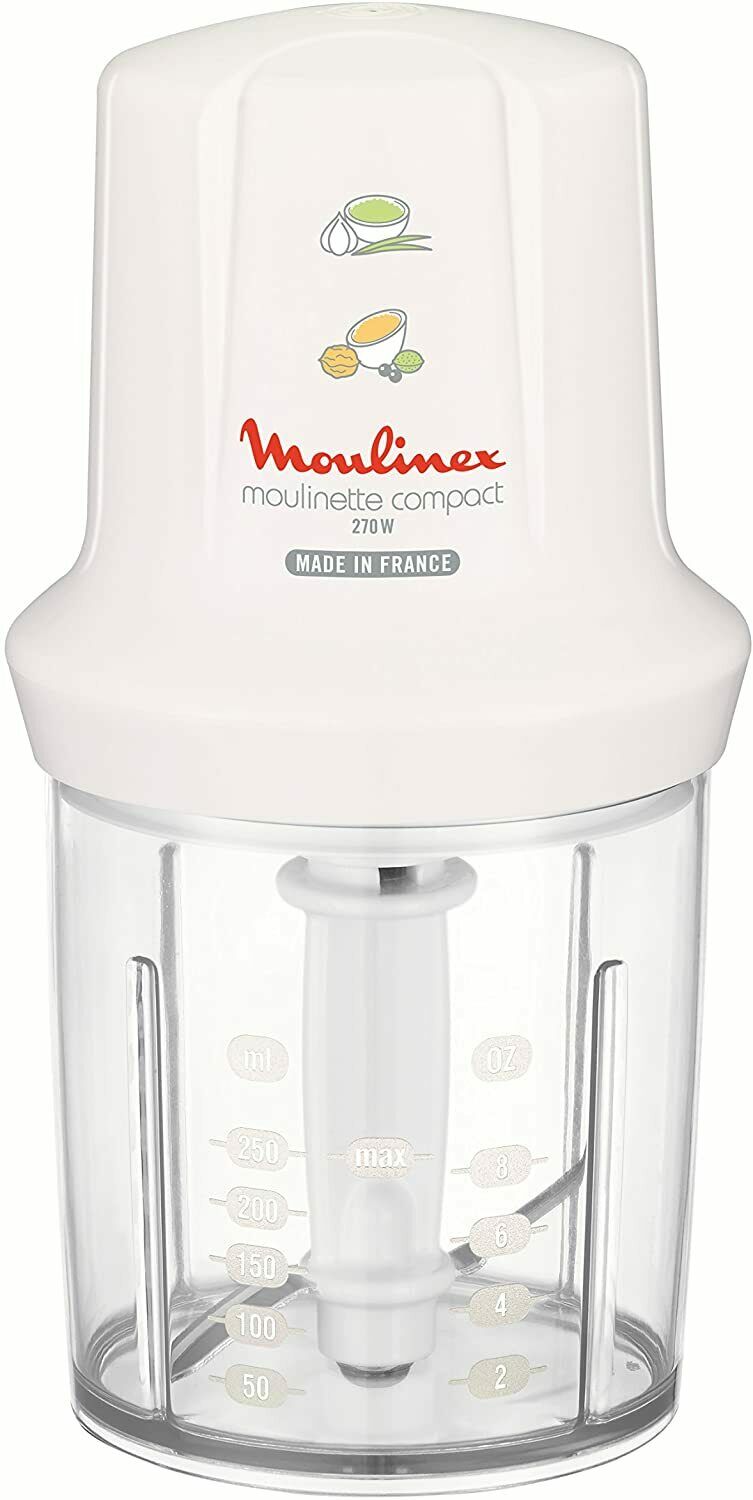 Tritatutto Moulinex Moulinette Compact DJ3001, 270 W, Capacità 0,25L frullatore
