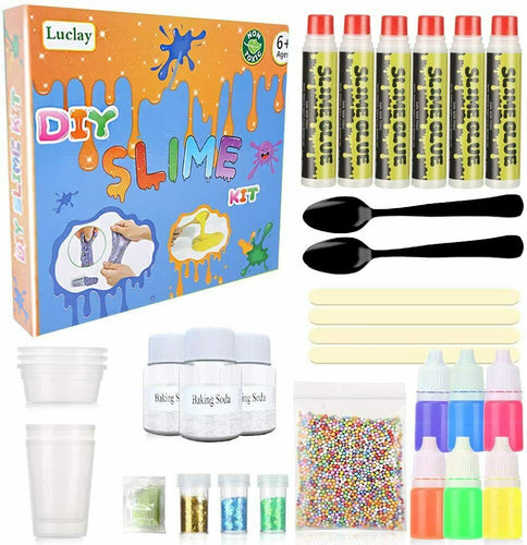 Luclay Slime Making Kit Set di Giochi Completi in Fabbrica Fai-da-Te...