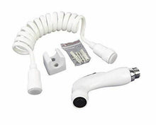 Carica l'immagine nel visualizzatore di Gallery, Kit completo per doccetta bidet, Cavo spiralato con supporto di fissaggio, 1/2