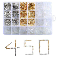 Carica l'immagine nel visualizzatore di Gallery, KINDPMA 450 Pezzi Terminali a Crimpare Assortiti Kit Capicorda Faston...