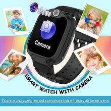 Carica l'immagine nel visualizzatore di Gallery, YENISEY Smartwatch per Bambini con Lettore Musicale - Gioco Puzzle viola